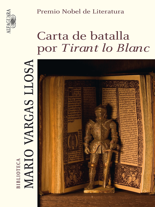 Title details for Carta de batalla por Tirant lo Blanc by Mario Vargas Llosa - Wait list